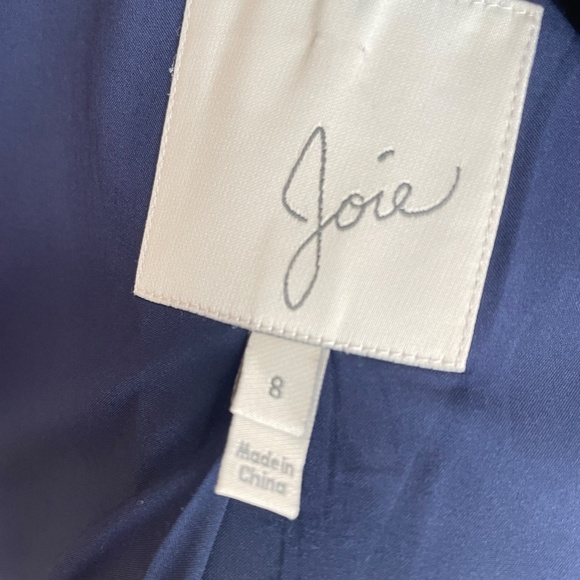 Joie Mehira B Crepe Navy Blazer 8 - Picture 9 of 12